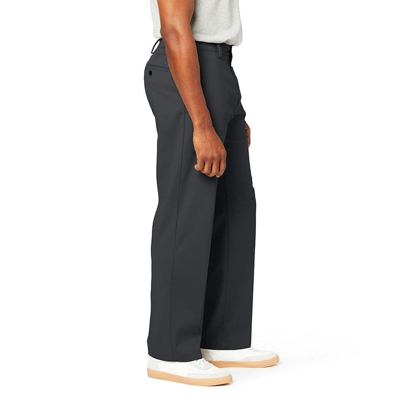 Dockers Men's Relaxed Fit Comfort Khaki Pants, Steelhead, 40W x 34L - Image 2